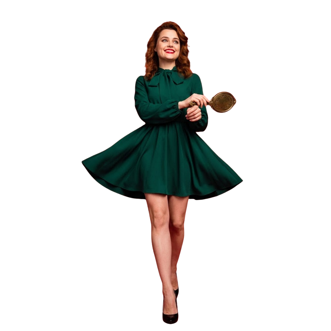 dark green long sleeve skater dress American Apparel | Dresses | American Apparel Dark Green Velvet Plunge Neck Skater  Long Sleeve Mini Dress Xs